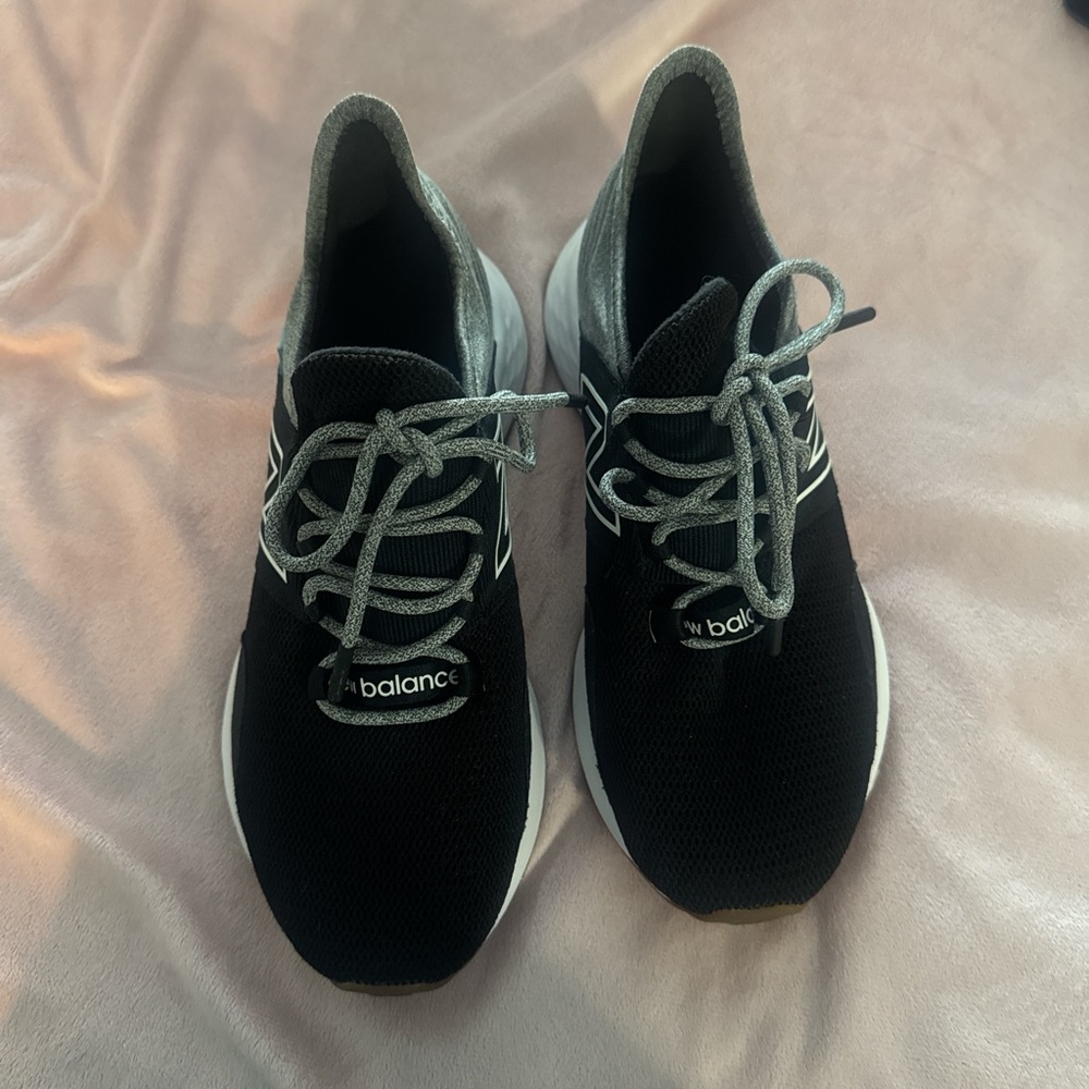 New Balance Black and White Athletic Shoes